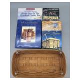 Bread Basket & 5 Longaberger Books