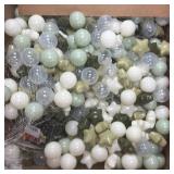 Play Pit Balls w Star Shapes WhiteClearGreen