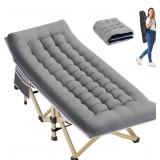 Candockway Folding Cot w Mattress 28W Grey