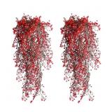 FAJUNZH Purple UV Artificial Flowers 120 Blooms