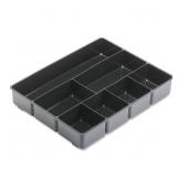 Rubbermaid Black Extra Deep Desk Tray