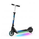 LINGTENG Kids Electric Scooter wFlash Wheel Black