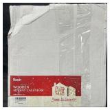 Sunlit Wooden Advent Calendar