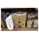 Shelf of Soft Goods Including Padding, Pillows,