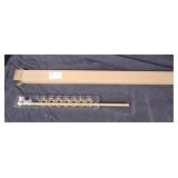 Gold Tone Wall Mount Towel Bar Rack