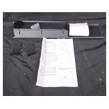 Gray Fireplace Hood Installation Kit