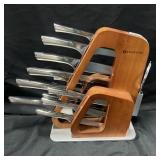 Kingstone Knife Set w Wood Block
