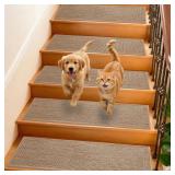 GROWLING Linen Non-Slip Stair Treads 15ct 36x9 Bei