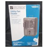 Utilitech Utility Fan Heater 1pk Adj. Thermostat
