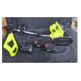 YGO Cordless Snow Shovel w Batteries  Charger