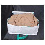 Brown Comforter Set in Storage Bag