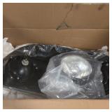 Car Headlight Assembly Black Clear Lens