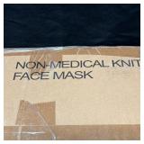 Non-Med Knit Face Masks BrownBlue Multi