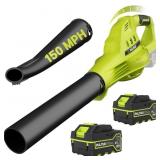 PULITUO 150MPH Cordless Leaf Blower 2x 4.0Ah Batt