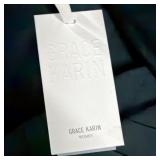 Grace Karin Womens Quilted Jacket Black