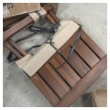 Brown Folding Wooden Step Stool