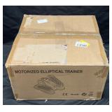 Motorized Compact Elliptical Trainer White