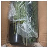 Artificial Palm Plant in Pot Green Decor