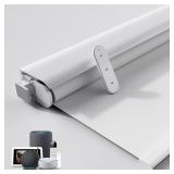 Grandekor Motorized Blackout Roller Shade 34x72