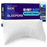 Sidney Sleep Queen Adjustable Memory Foam Pillow W