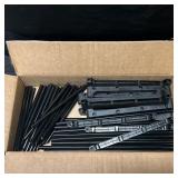 Black Plastic Modular Shelving Parts