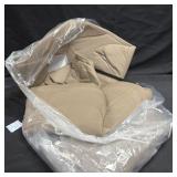 Beige Leather Seat Cover Set New