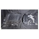 Motorcycle Saddlebags Black 2pk