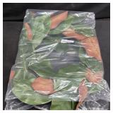 Artificial Magnolia Leaves GreenBrown