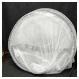 White Round Mosquito Net