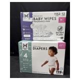 198ct. Box of Premium Size 4 Diapers