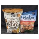 48 oz soft & chewy dog treats, 40 oz Nudges