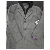 Men's size 2XL DKNY hooded coat. New w/ tags