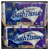 90 large rolls of Ultra Premium Bath Tissue