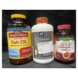 240 Fish Oil softgels, 340 1500 mg, Glucosamine