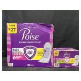 128 Poise #5 pads & 132 Poise #2 liners