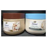 2-15 oz Dove body scrub