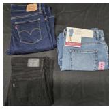Women's size 29 Levi's jeans and size 6 denim