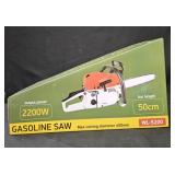 New in Box-Gasoline Chainsaw w/ 20' bar