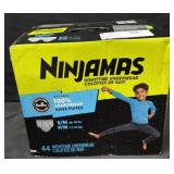 44ct. Box of Ninjamas Size S/M Nighttime