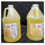 2- Slush Syrup Banana flavored 1 gallon each