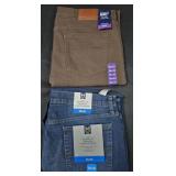 Men's size 36x32 Lands End jeans and size 38x30