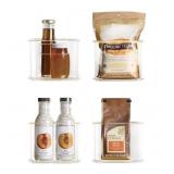 Clearly 4-Piece Clear Plastic Organizing Bin Set