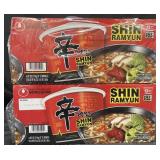 24-4.02 oz bowls of Shin Ramyun noodles with soup