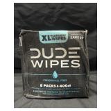 8-400 ct. packs of Dude Wipes