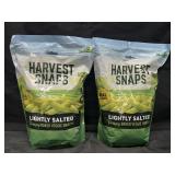 2-15 oz bags of Harvest Snaps veggie snacks