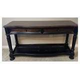 Hollywood Regency-style faux bamboo and rattan