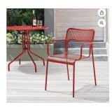 Cafï¿½ Collection Steel Chair, Set of 2