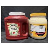 114oz Heinz tomato ketchup & 64 fl oz Dukeï¿½s real