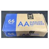66pk. Box of AA Alkaline Batteries