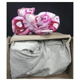 Bedding out of package: Queen size sheet set and